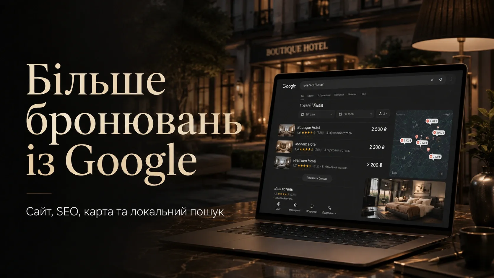 Hotel website and Google Business Profile optimization for increasing bookings