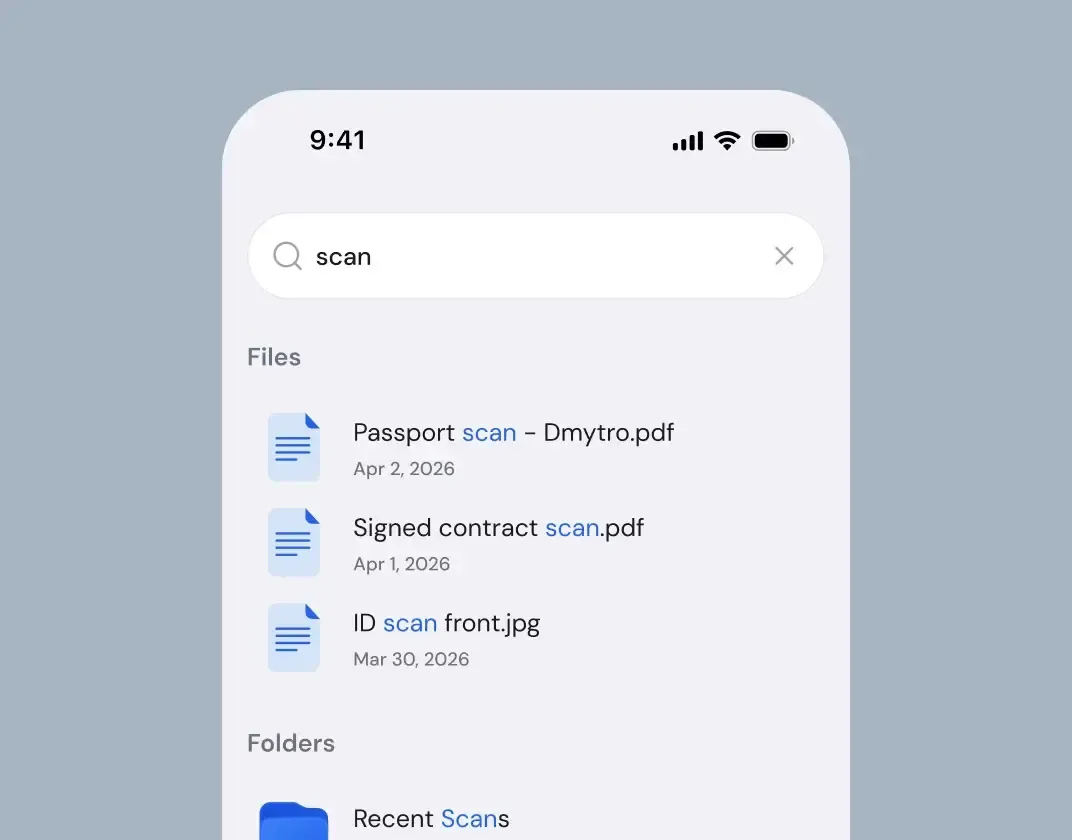 UI/UX дизайн та Flutter-розробка iOS-застосунку для сканування документів — 5