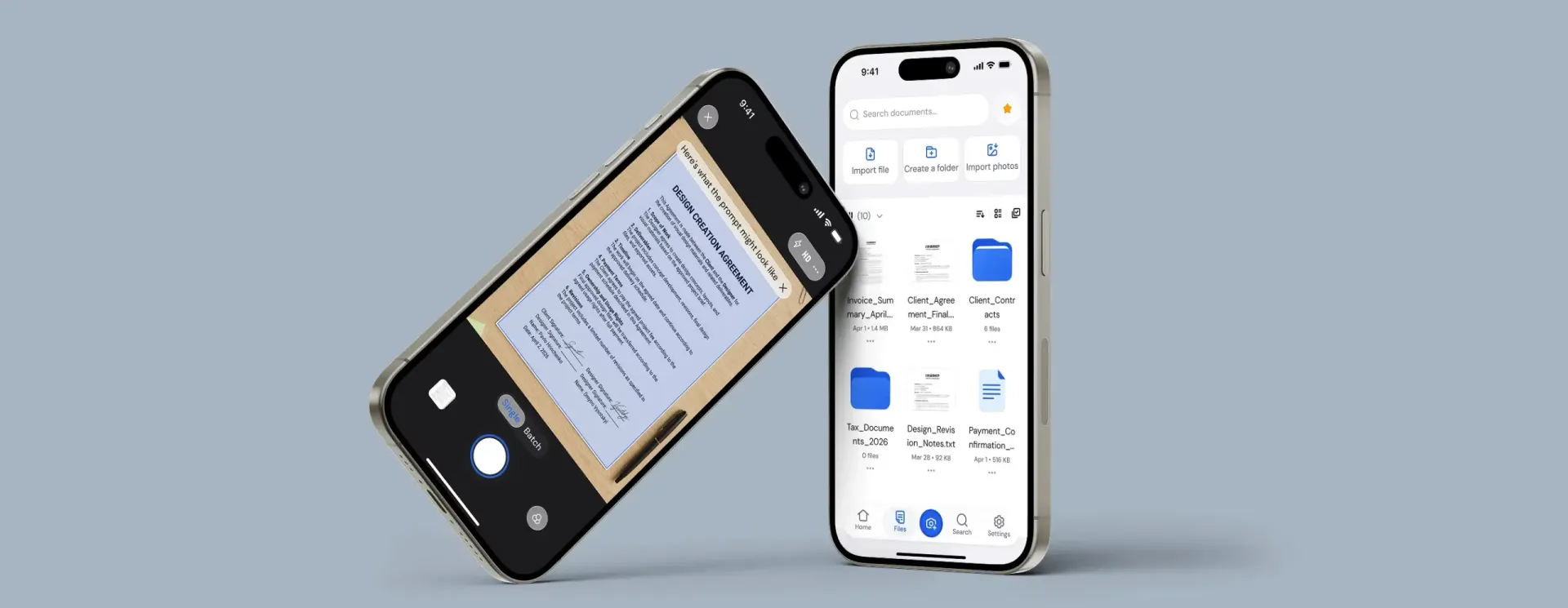 UI/UX дизайн та Flutter-розробка iOS-застосунку для сканування документів